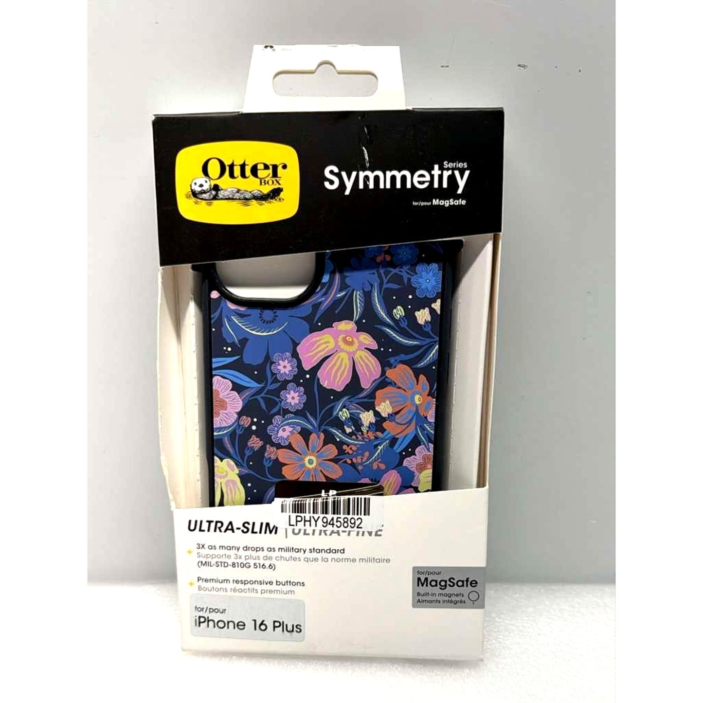 OtterBox Symmetry Series MagSafe Case For Apple iPhone 16 Plus, Fairy Fauna Blue