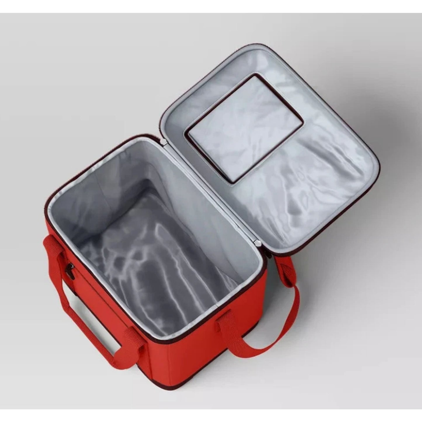 SUN SQUAD 24 CANS/9QT SOFT-SIDED COOLER - RED