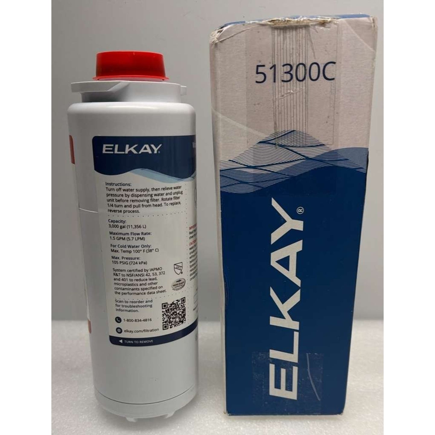 Genuine Elkay 51300C WaterSentry Plus Replacement Filter