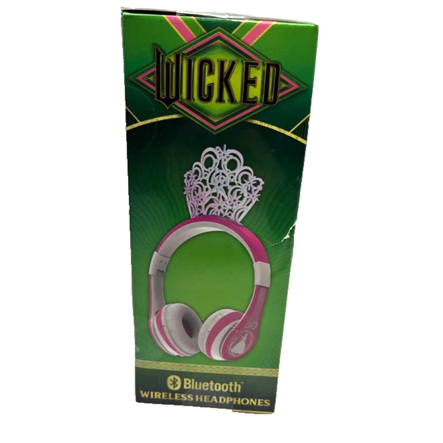 Wicked Glinda Crown Bluetooth Wireless Headphones Microphone New Sealed
