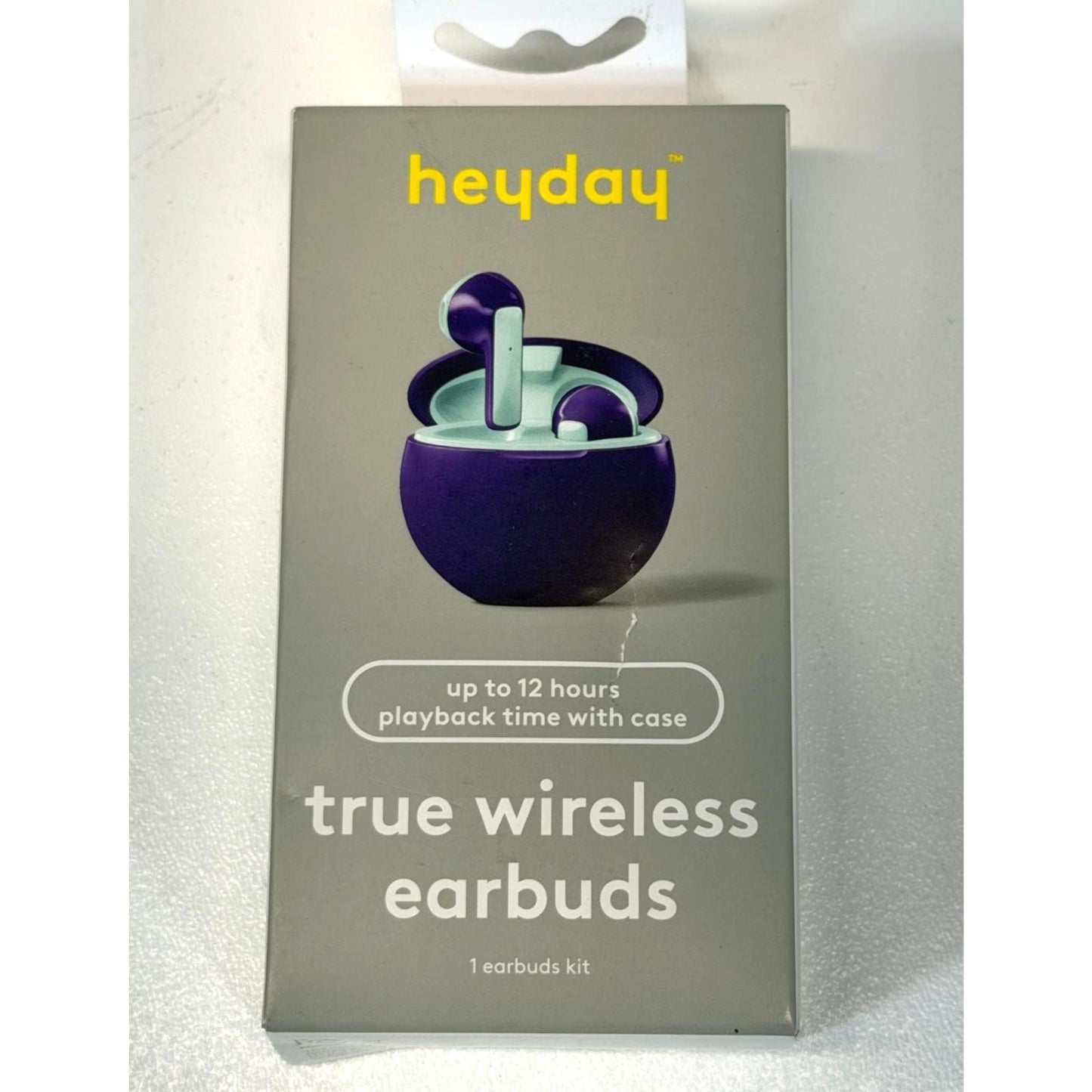 Heyday True Wireless Earbuds W/Rechargeable Case Micro USB Charging Cable - DUSK
