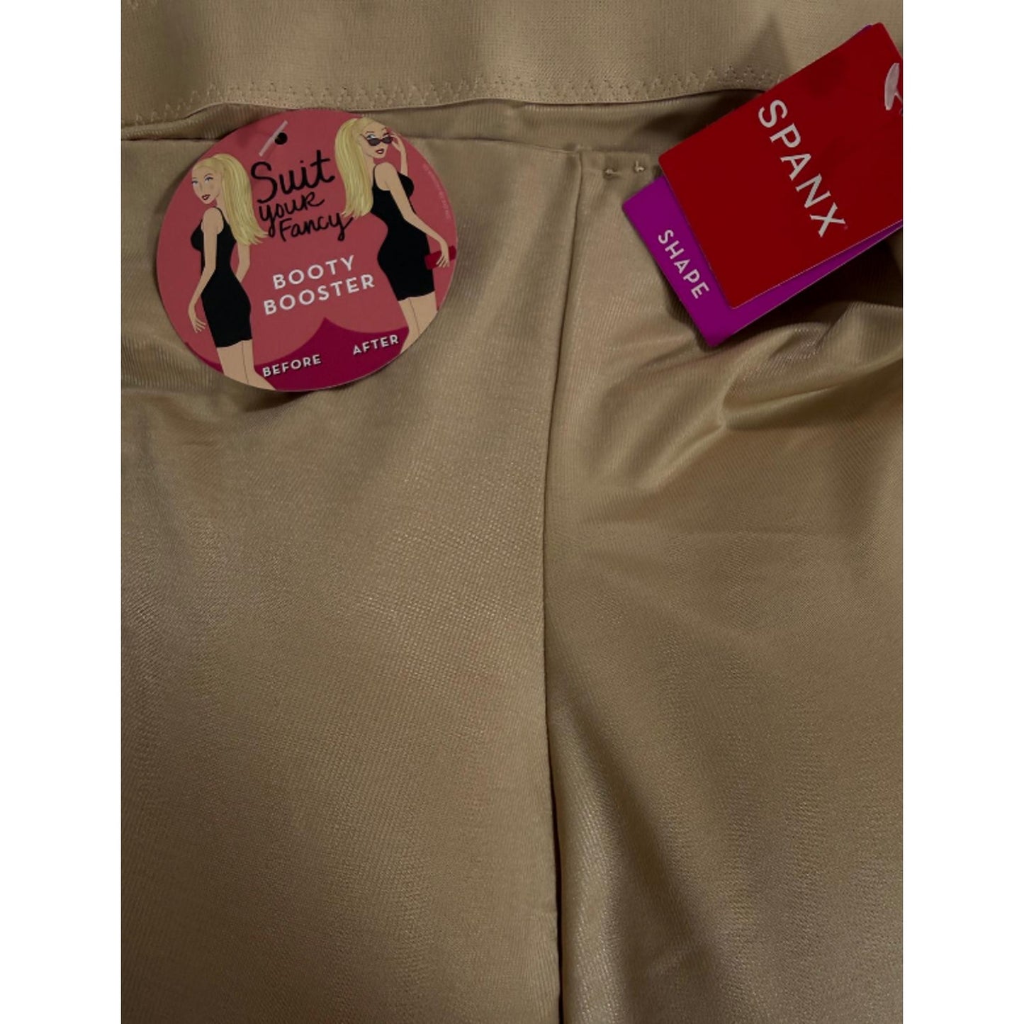 SPANX Suit Your Fancy Butt Enhancer Shaping Shorts Size 2X