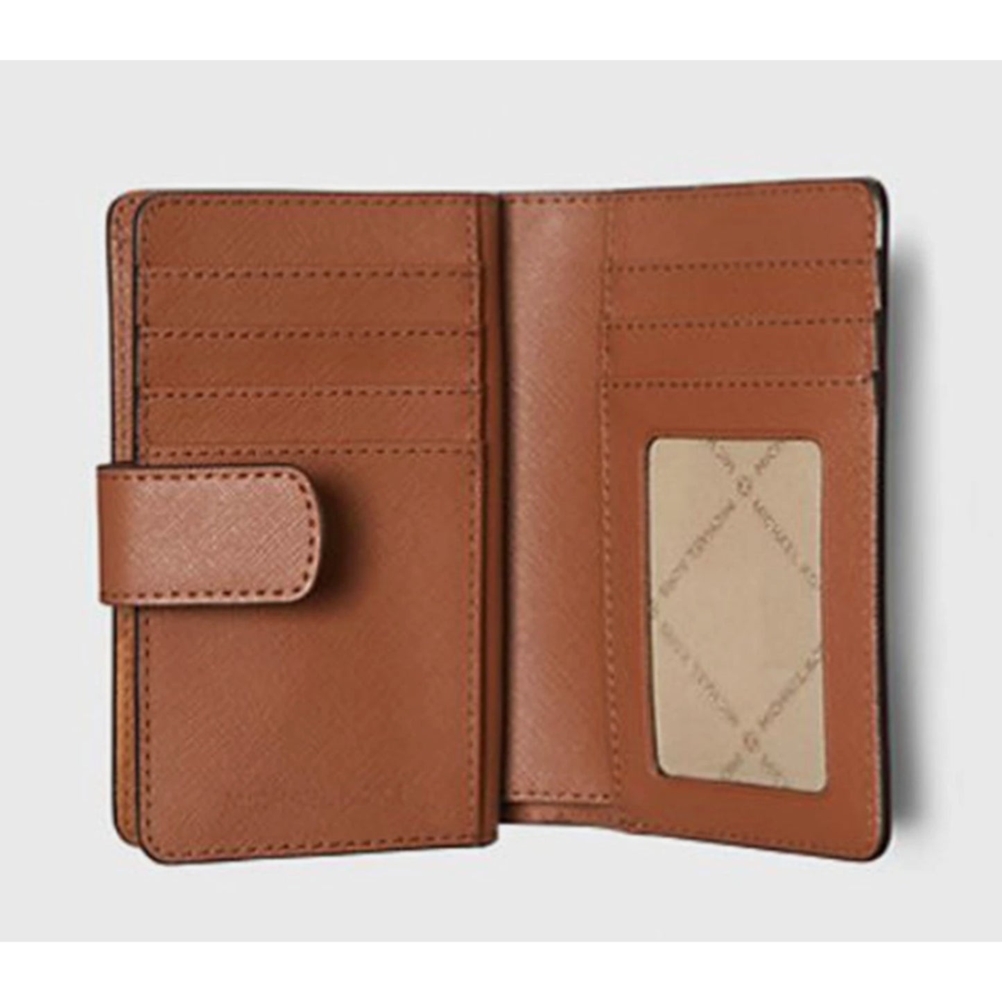 Michael Kors Medium Crossgrain Leather Wallet Luggage 35F7GTVF2L-230