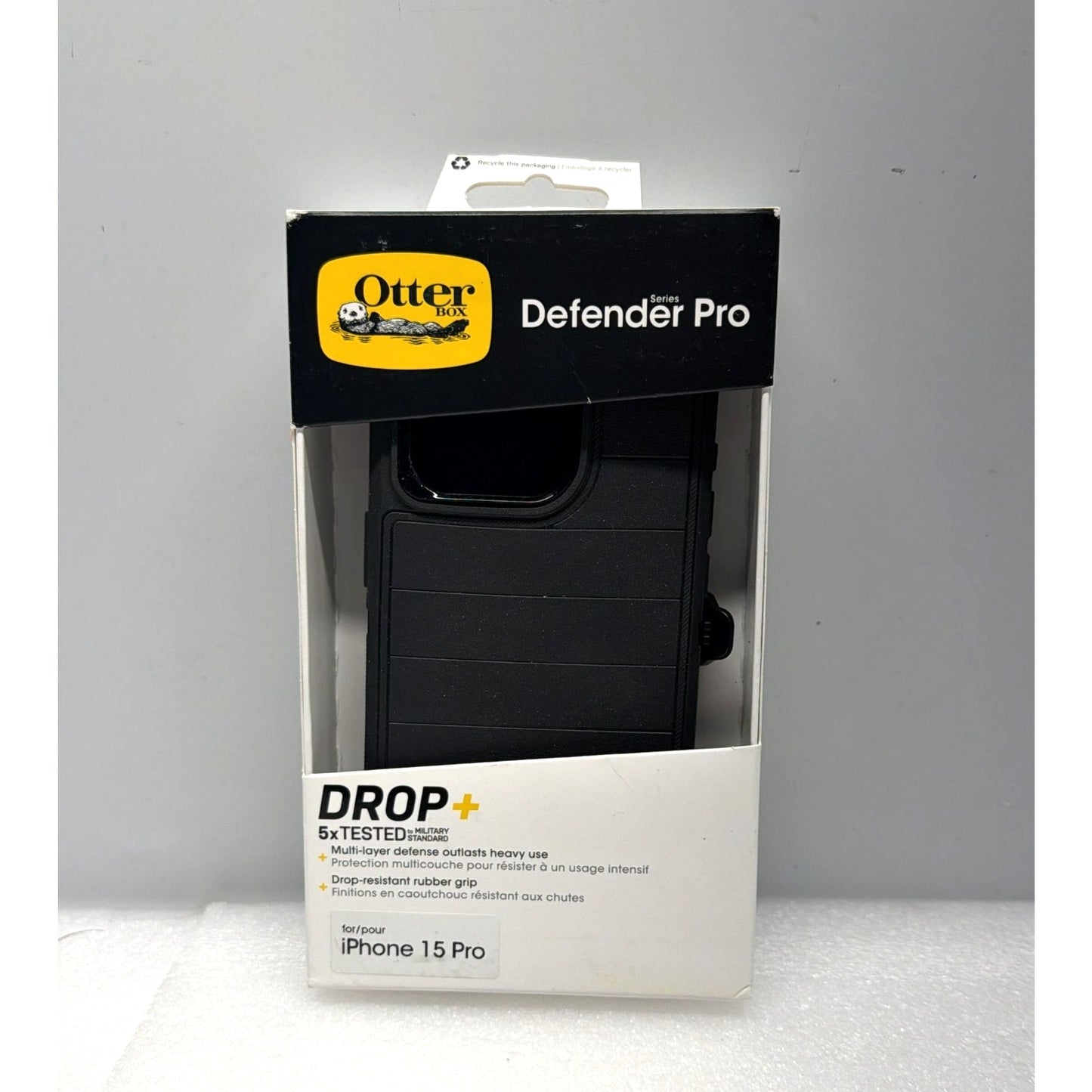 OtterBox iPhone 15 Pro Defender Pro Series Case - Black