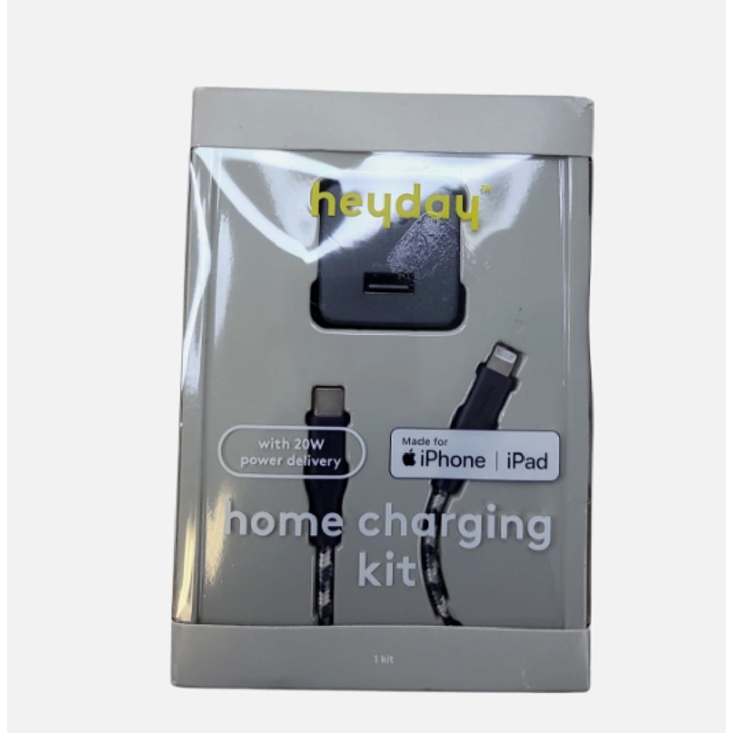 Heyday Home Charging Kit 6' USB-C High Speed Charge Black 4 Amp 191907153453