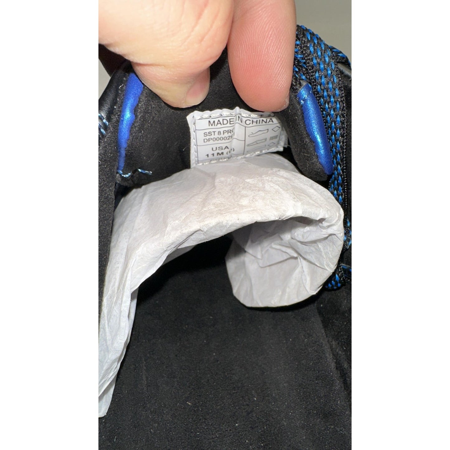 Dexter SST 8 Pro Mens Bowling Shoes in Black/Blue Size 11 D