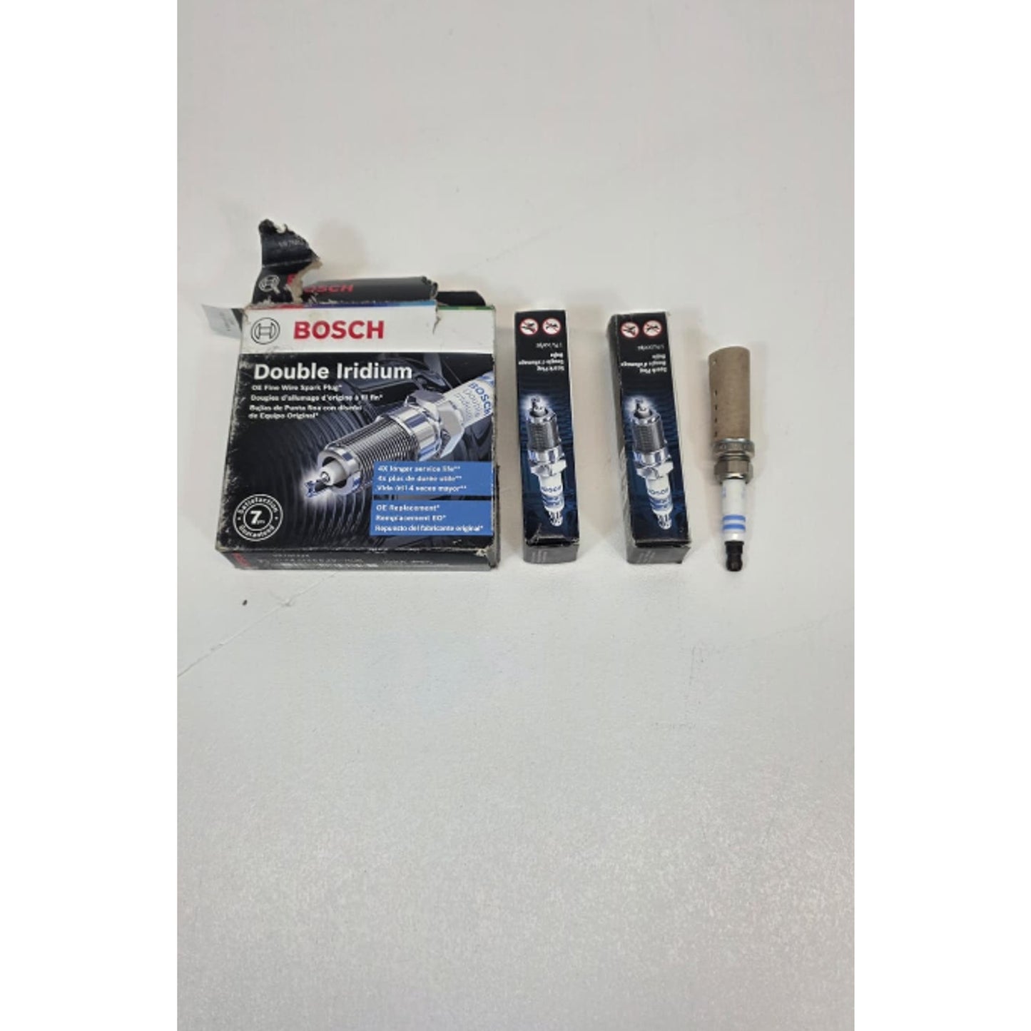 Bosch 9621 Double Iridium Spark Plugs 4 pc