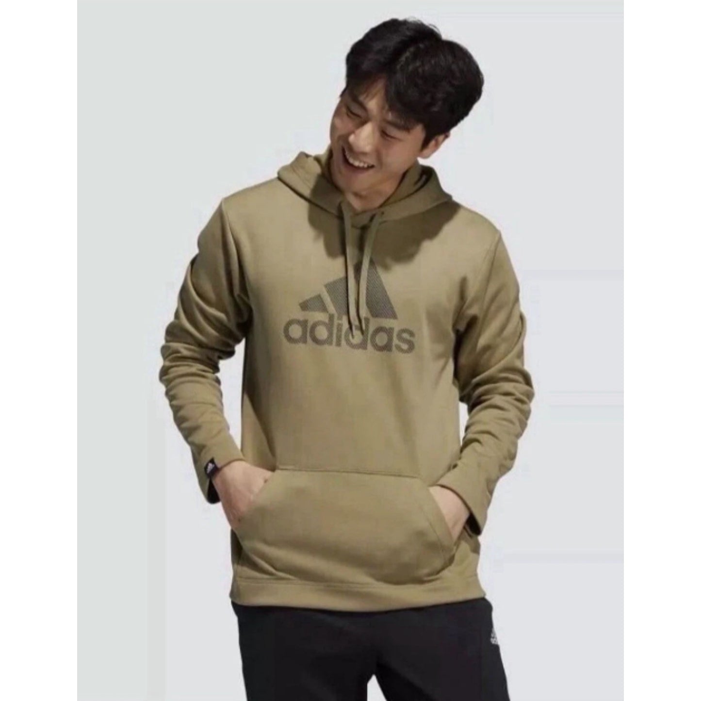 Adidas Men's Game and Go Pullover Hoodie Orbit Green Size L GT0053 -NWT-