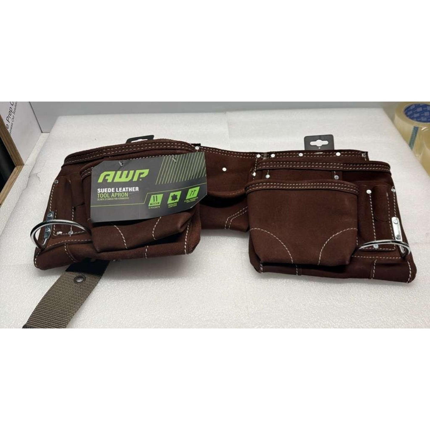 Suede Leather Tool Apron - 1L-494-2, Freee S/H