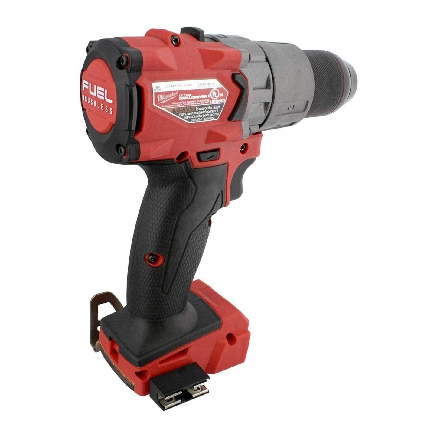 Milwaukee 2803-20 M18 FUEL Brushless Motor 1/2" Drill/Driver (Bare Tool)-Peak Torque = 1,200 in-lbs