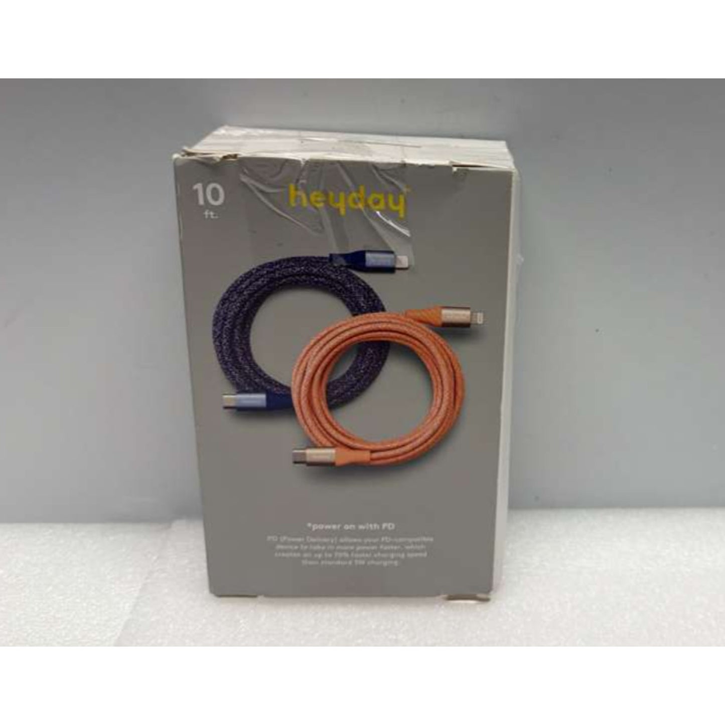 10 USB-C to Lightning Braided Cable - 2pk - heyday Peach Future