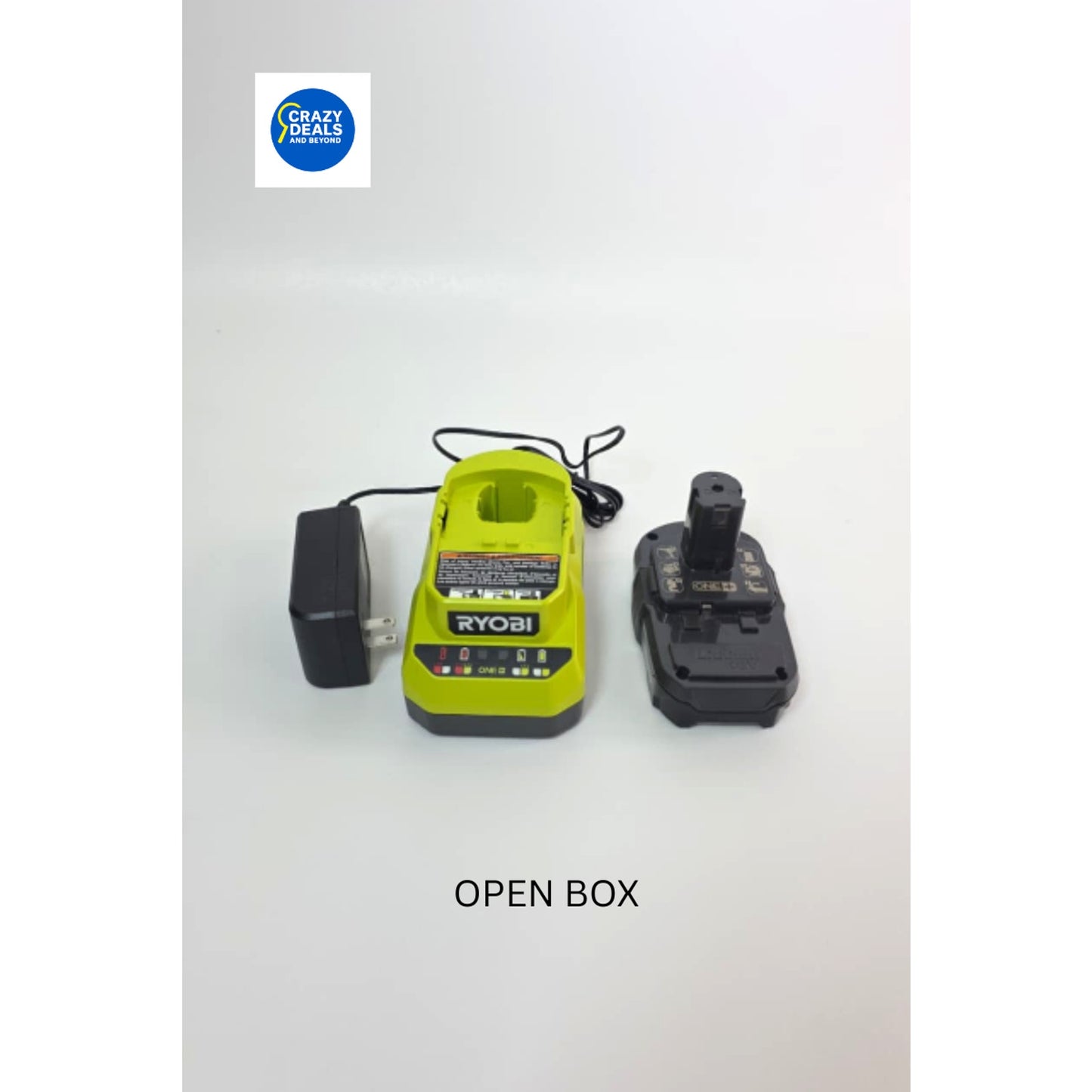 RYOBI ONE+ 18V Lithium-Ion 2.0 Ah Battery And PCG002 Charger