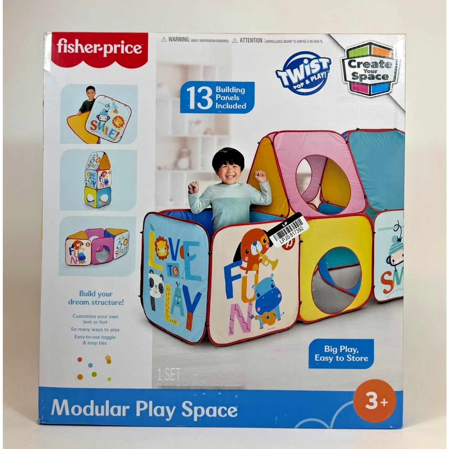 Fisher-Price Modular Play Space-Create Your Space- Crea Tu Propio Espacio Fisher