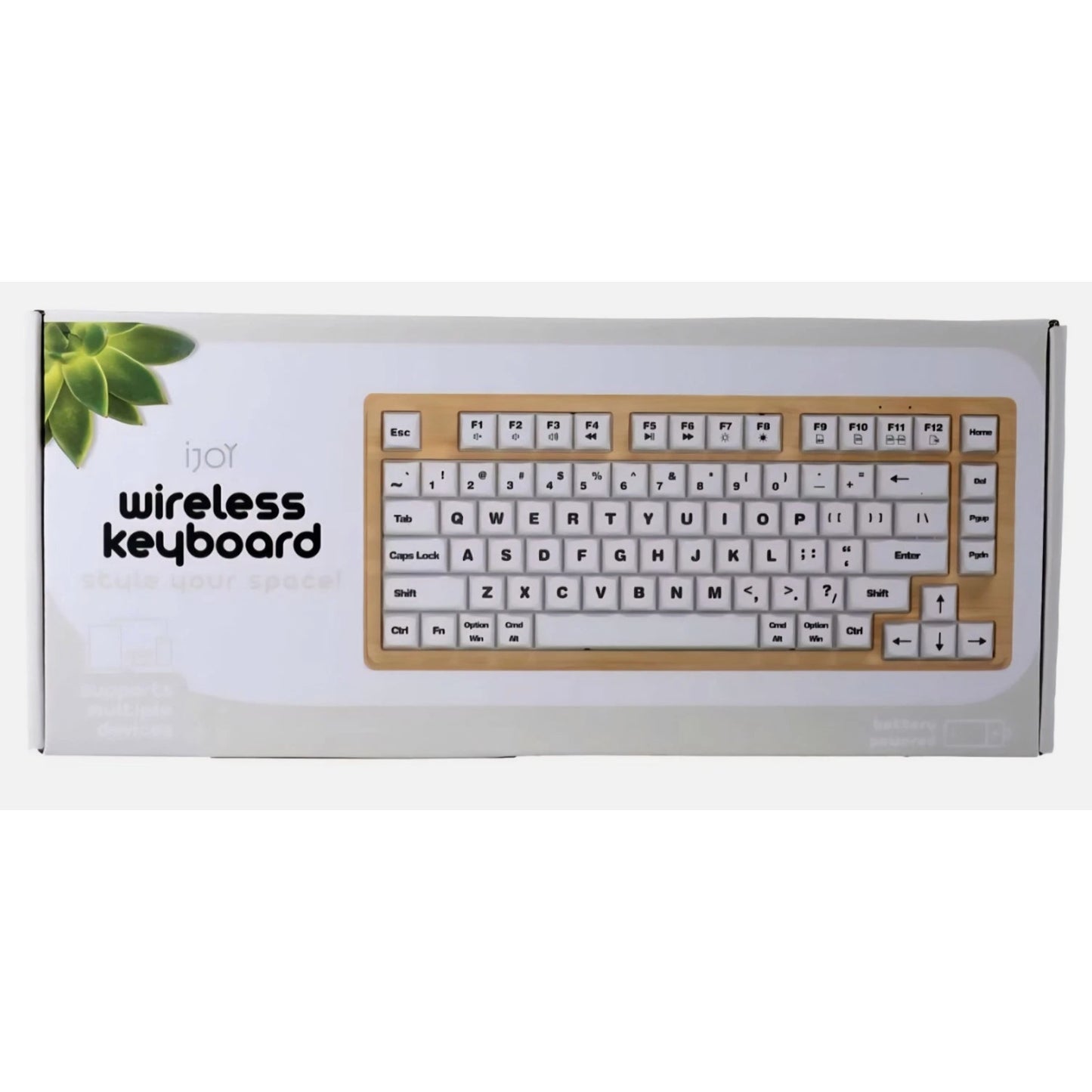 iJoy Wireless Wooden Keyboard 198926005886
