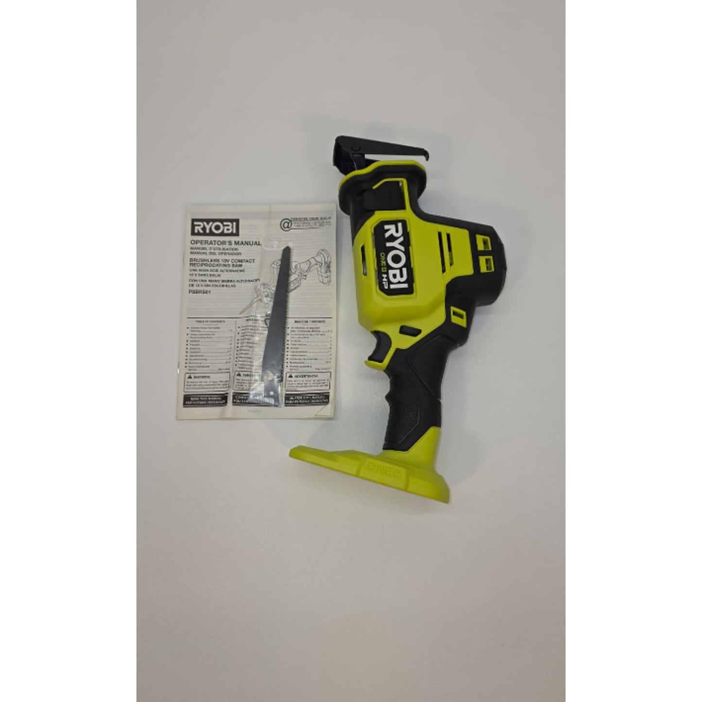 Ryobi PSBRS01B ONE+ HP 18V Brushless Compact One-Handed Reciprocating Saw