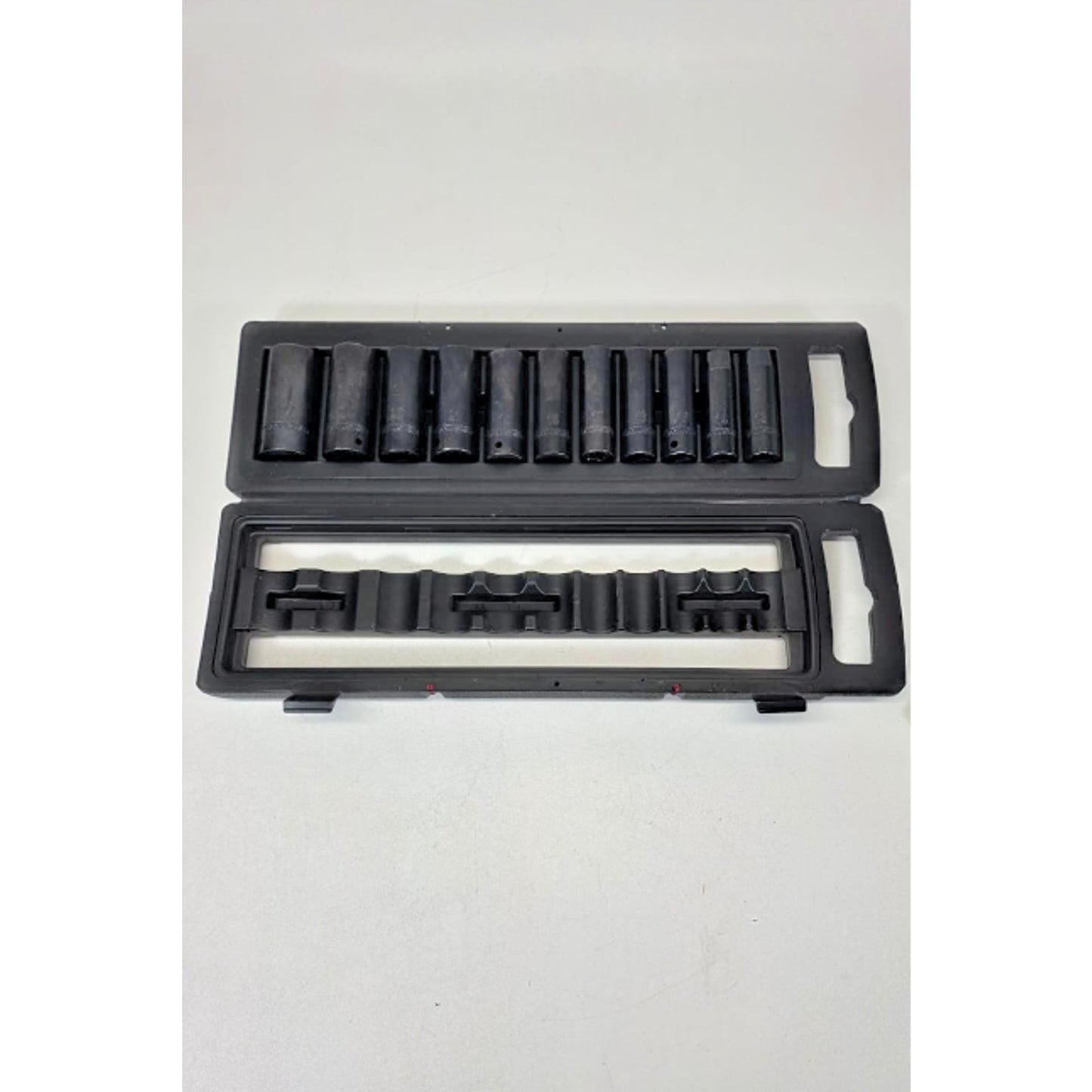 Husky 1/2 in. Drive Metric 6-Point Impact Socket Set w/ Storage Case (11-Piece)