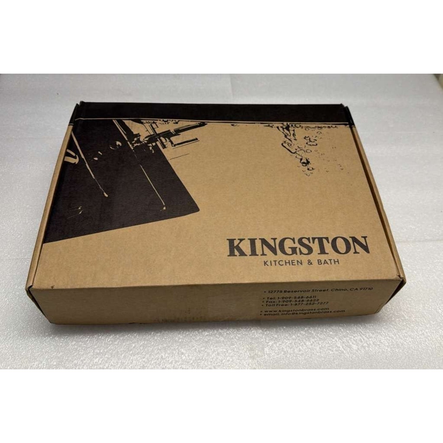 Kingston Brass KB1609PX Heritage 4" Centerset Lavatory Faucet Porcelain Cross