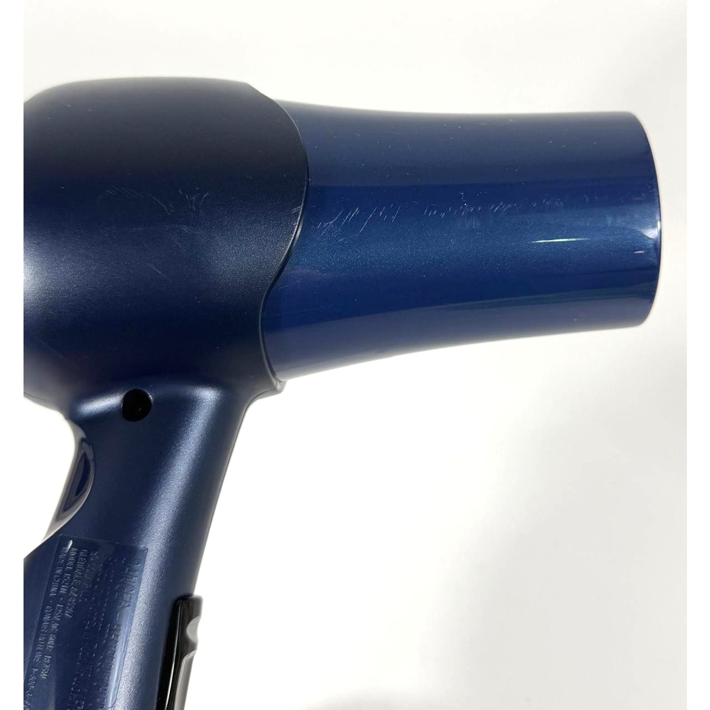 Conair Mid-Size Blue Hair Dryer 2 Heat Speed Settings 1875 Watts