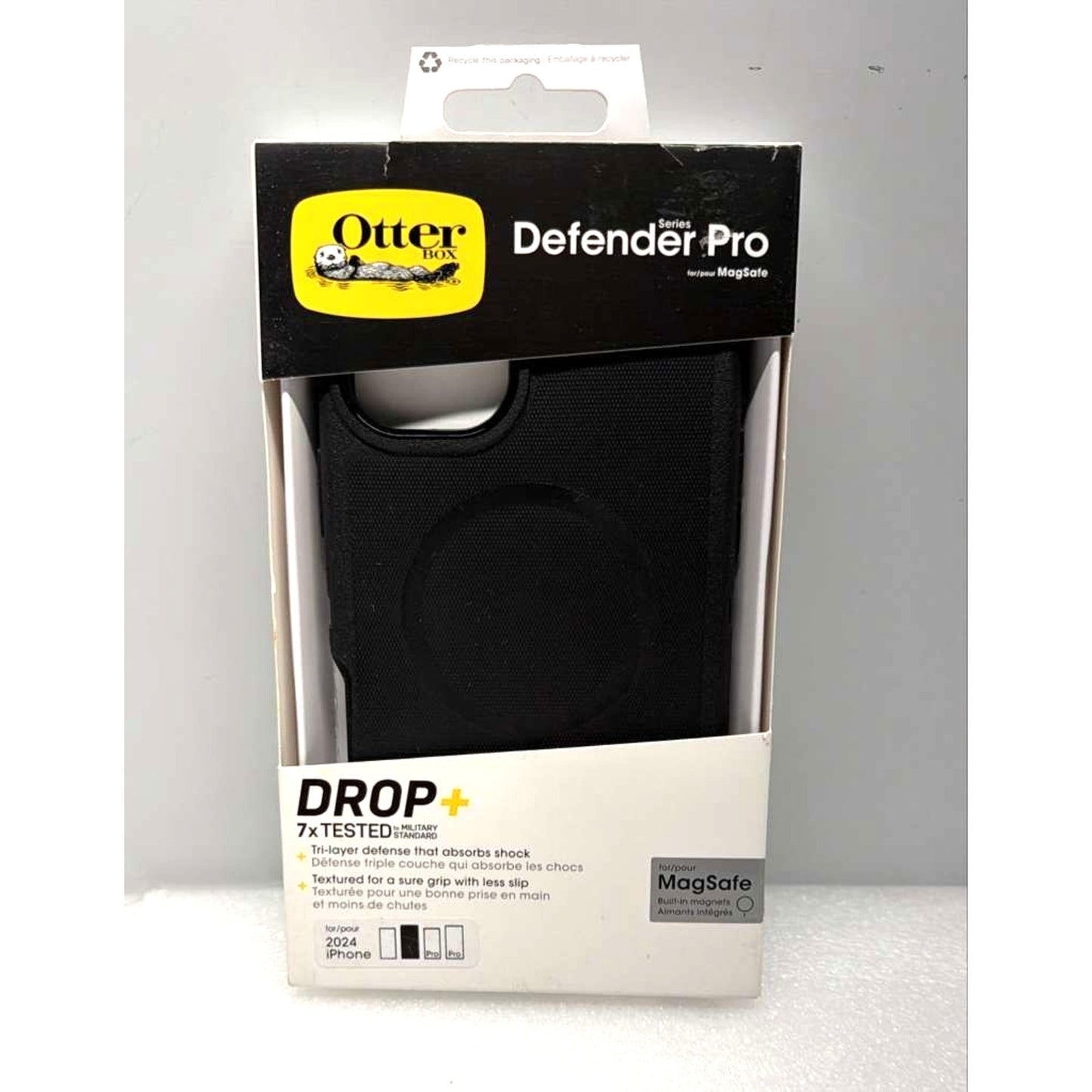 Otterbox Iphone 2024 Defender Pro Series Drop + 7x Tested Black Phone Case