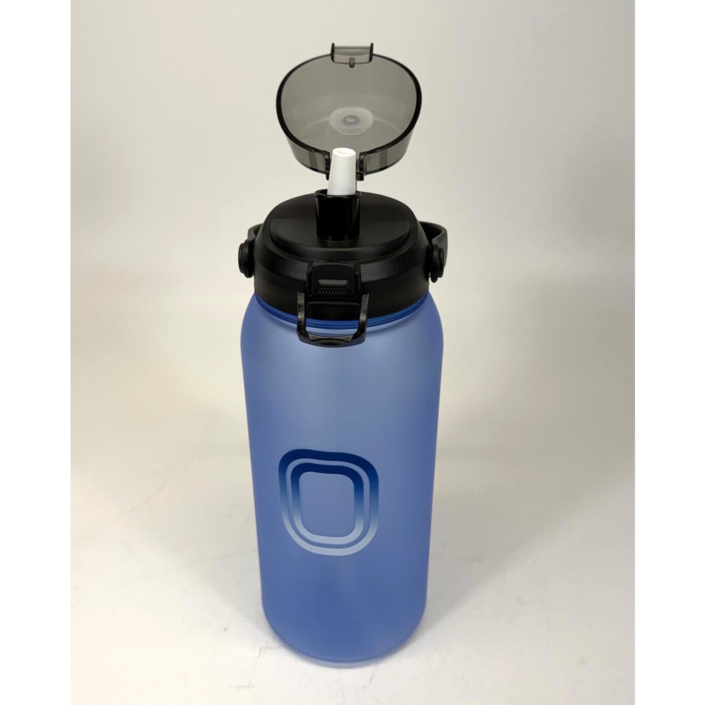 Overtime 12 fl oz Blue Plastic BPA-Free Flip Lock Water Bottle OTPPWJ-12IBLG