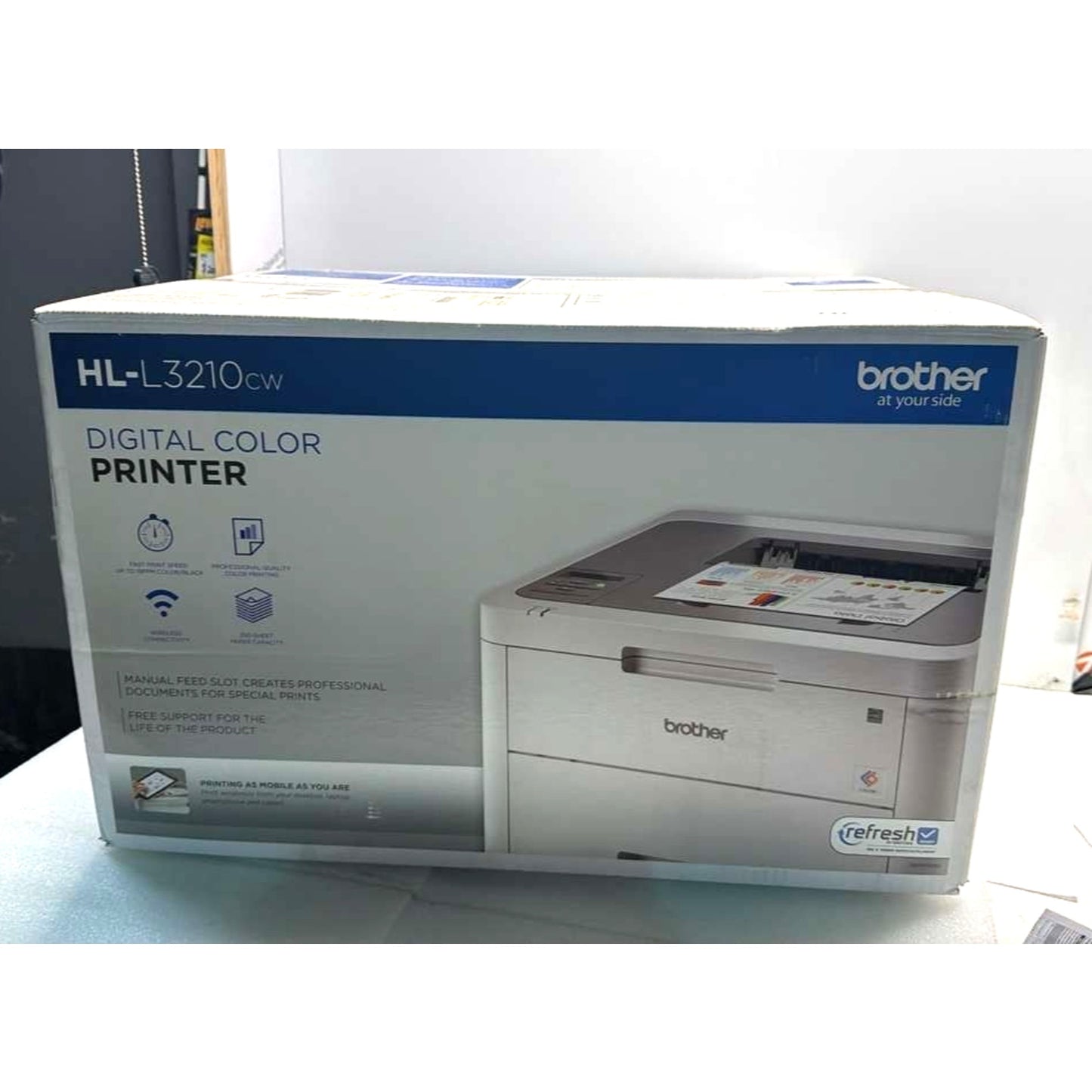 New Brother Hl-l3210cw Compact Digital Color Printer with Wireless