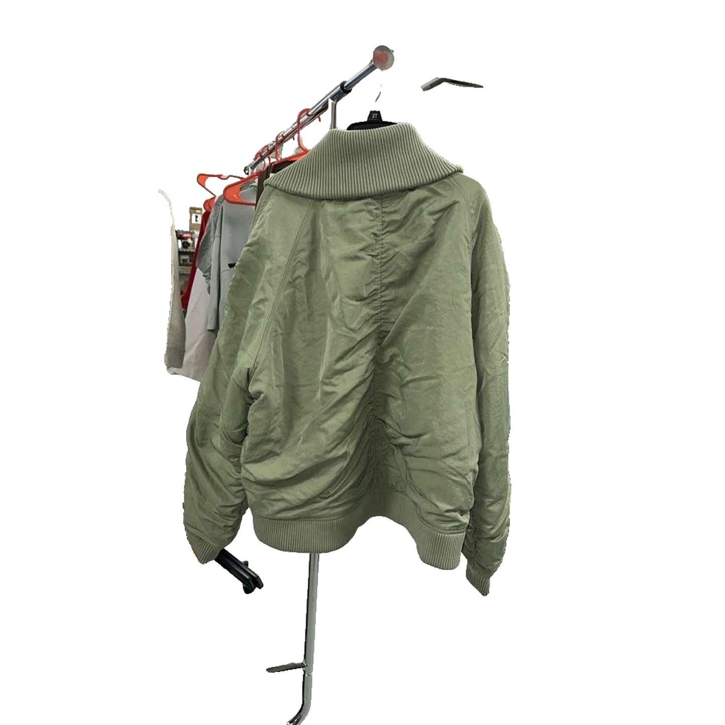 KBB by KAHLANA Women's 'The Shawl Collar Jacket' - Olive Green M