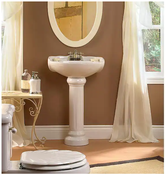 Westminster 27 in. Pedestal Sink Basin in White