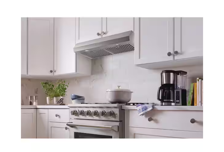 30 in. 340 CFM Convertible Under Cabinet Range Hood in Stainless Steel
