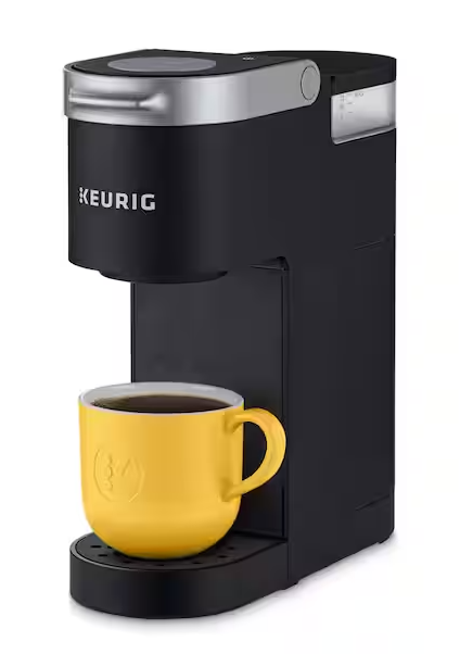 K Mini Plus Matte Black Single Cup Single Serve Coffee Maker