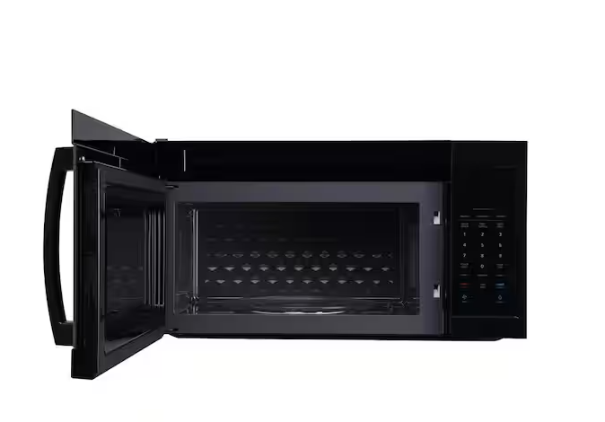 1.7 cu. ft. 1000-Watt Over the Range Microwave in Black