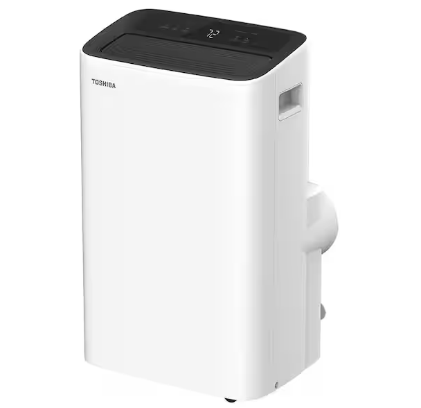 8,000 (DOE) BTU Portable Air Conditioner Cools 350 sq. ft. with Dehumidifier and Remote Control in White