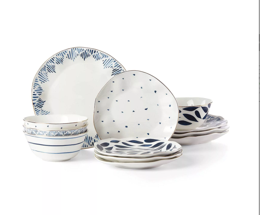 Lenox Blue Bay 12-pc. Dinnerware Set