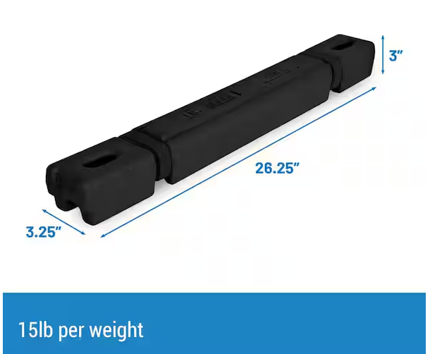 Ingot Canopy Weights 60 lbs. Set