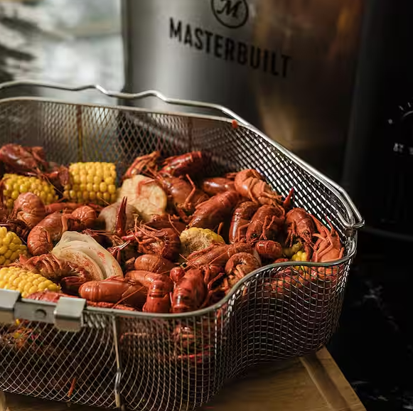 10 Liter XL Electric Fryer, Boiler, Steamer in Silver