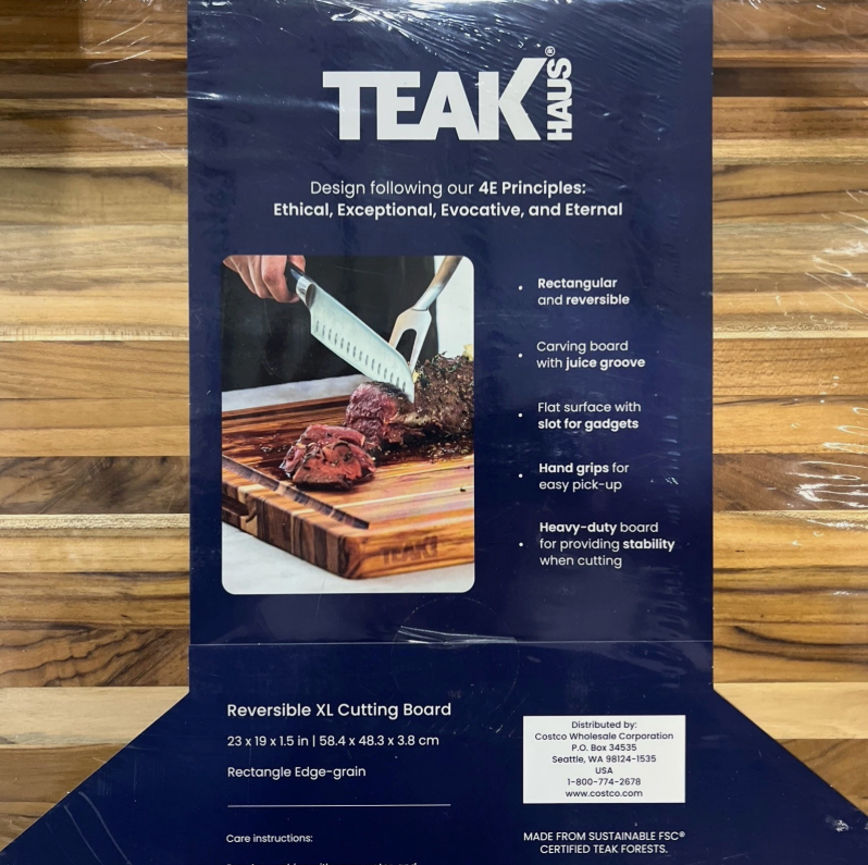 Teak Haus Reversible XL Cutting Board