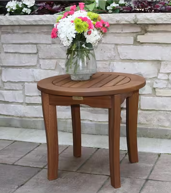Wood Outdoor Side Table