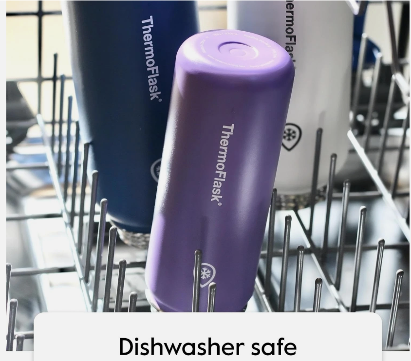 ThermoFlask 24oz Double Wall Insulated Water Bottle