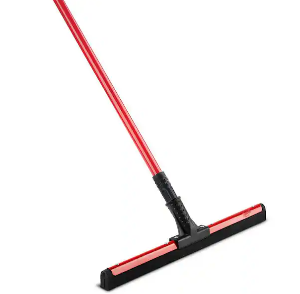 18 in. High Power Flex Foam Blade Floor Squeegee with 4.6 ft. Steel Handle
