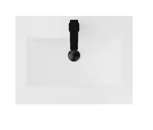 30 in. W x 18.1 in D Drop-In Composite Resin Single Bath Sink in White with Zinc Alloy Faucet and Drain Assembly