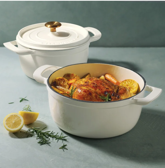 Tramontina 4-quart & 6-quart Enameled Cast Iron Round Dutch Oven, 2-pack