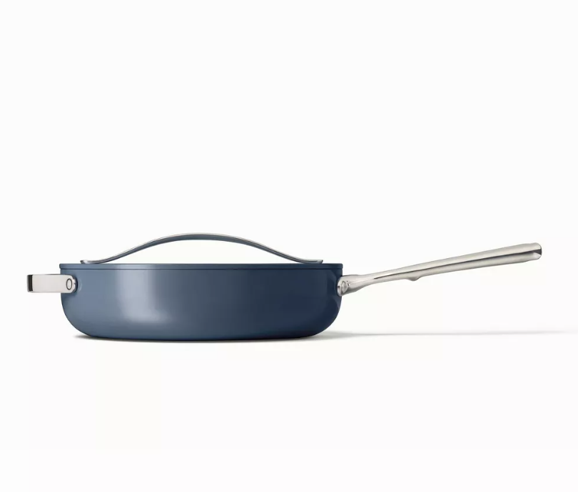 Caraway Home 4.5qt Saute Pan with Lid Navy