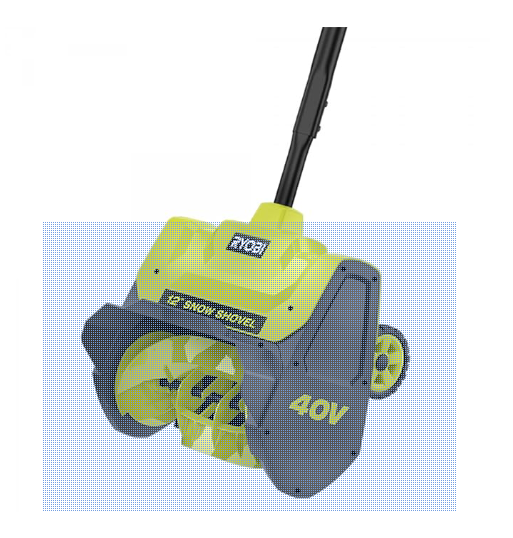 RYOBI 40V 12" Wheeled Snow Shovel Kit