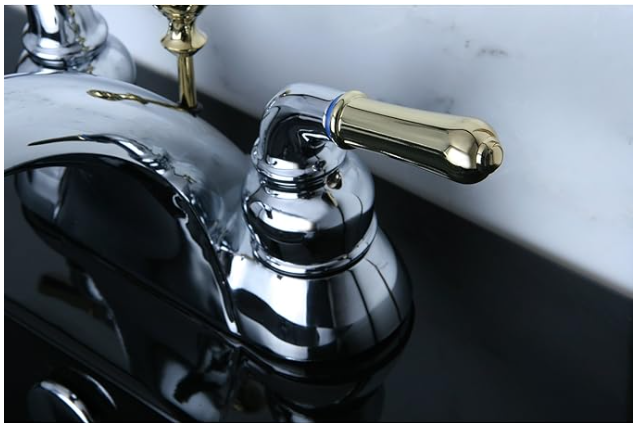 Kingston Brass KB2624 Naples 4-Inch Centerset Lavatory Faucet