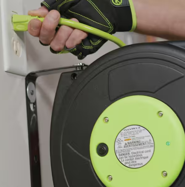 Flexzilla Retractable Extension, 14/3 AWG SJTOW, 50'