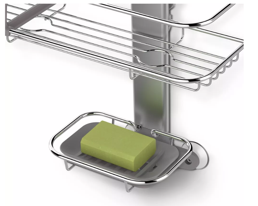 Simplehuman Stainless Steel & Anodized Adjustable Shower Caddy