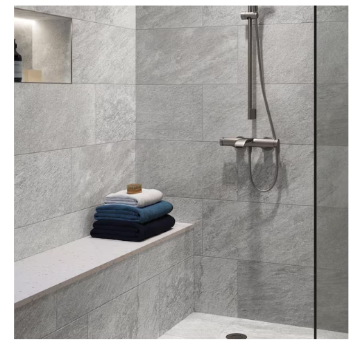 Alpe Graphite Matte 12 in. x 24 in. Quartzite Stone Look Porcelain Floor and Wall Tile (15.50 sq. ft./Case)