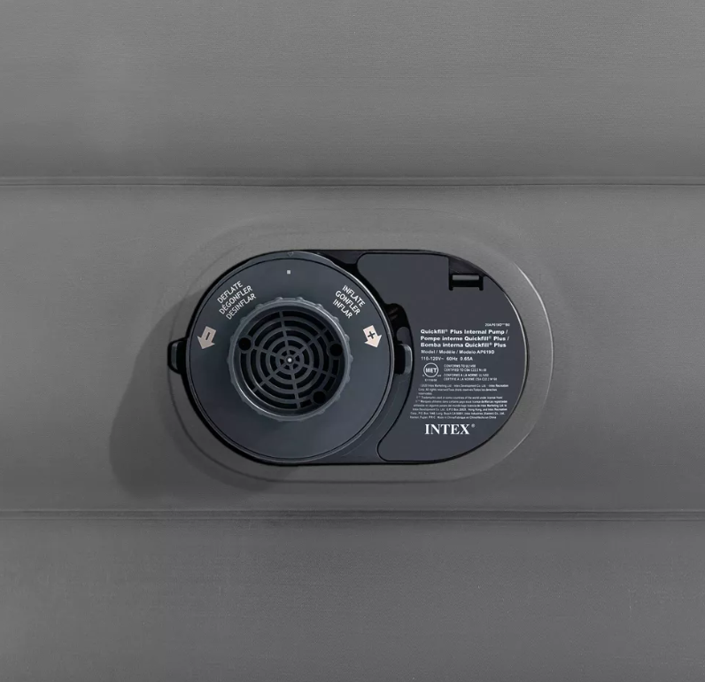 Intex Raised TruAire 18" Queen Air Mattress with Internal 120V Pump