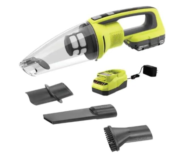 PCL704K Fits For RYOBI 18V Cordless Performance Hand Vacuum Kit with 2.0 Ah Battery and Charger