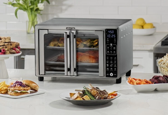 Gourmia French Door 6-Slice Digital Toaster Oven Air Fryer (Used Good)