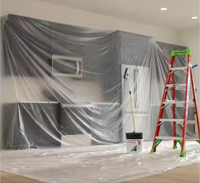 12 ft. x 400 ft. Clear 0.7 mil. Plastic Sheeting